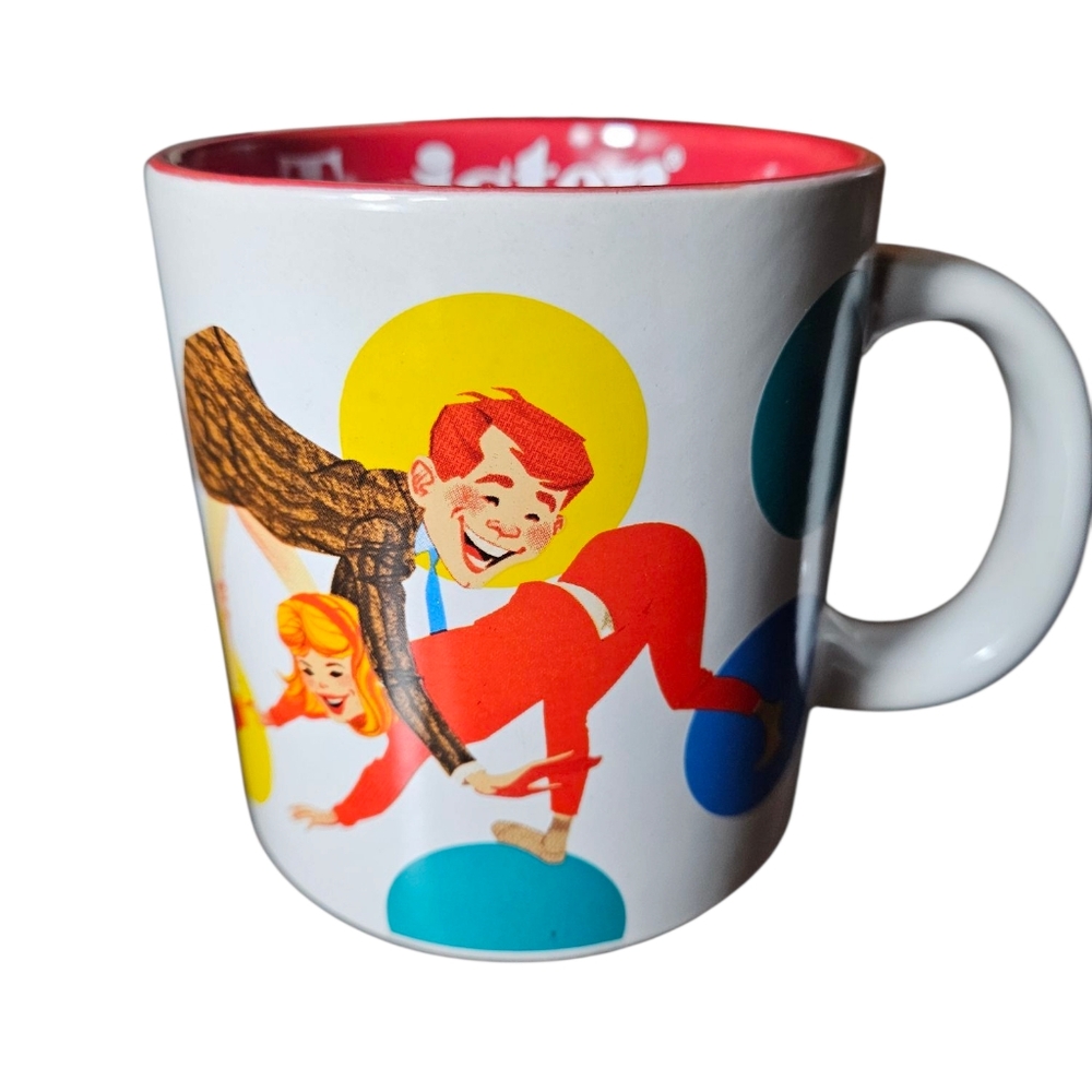 Colorful Twister Game Large Mug